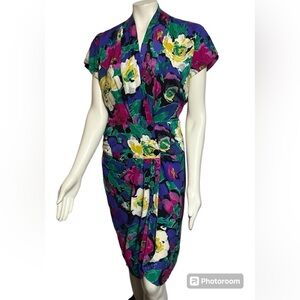 Erika’s Place Floral Vintage Dress Sz 7/8